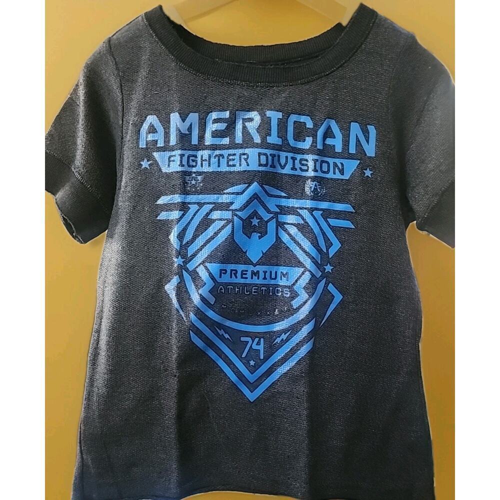 AMERICAN‎ FIGHTER Women's T-Shirt ADDY Athletic Large Thermal A97 Nwt Excellent